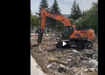 Стало известно, что появится на месте снесенного кафе в Первомайском сквере