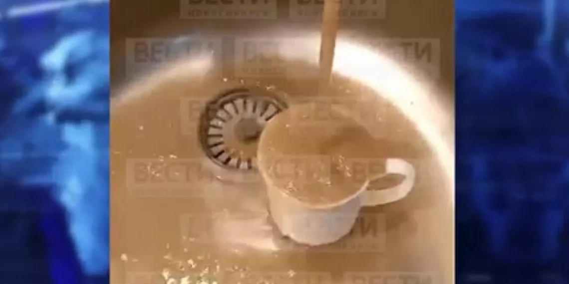 У жителей Коченево из-под крана потекло «какао»