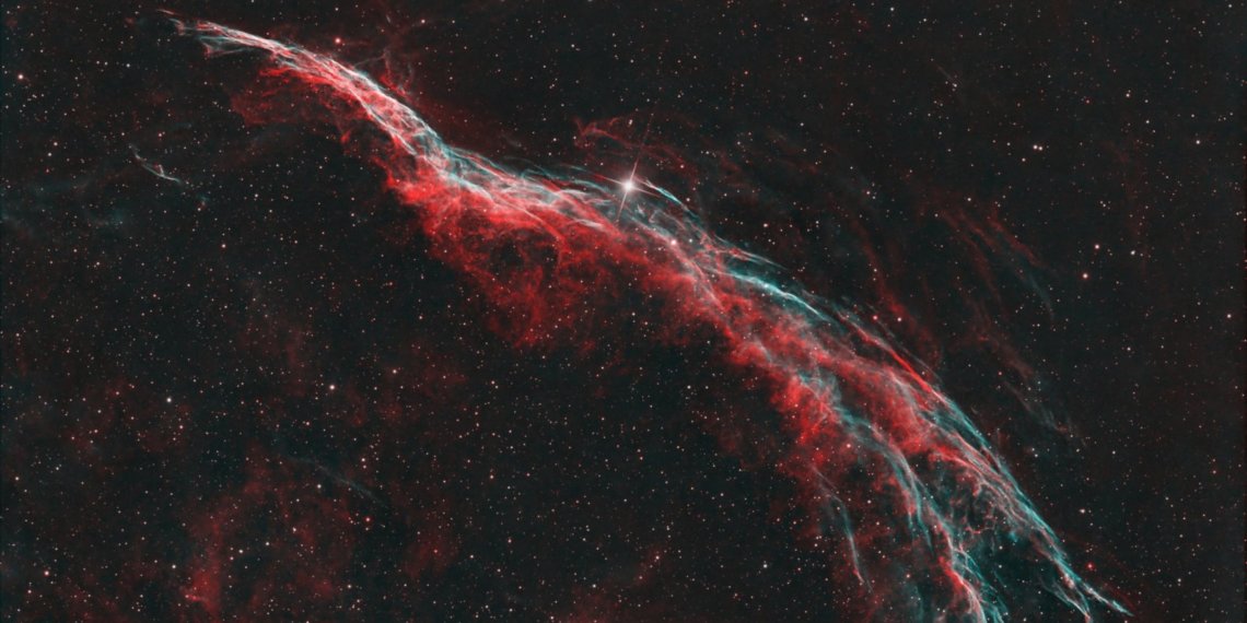 Остаток от взрыва сверхновой звезды снял новосибирский фотограф