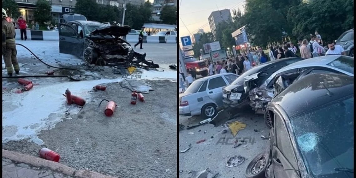 Водителю БМВ, разбившему 7 авто на Красном проспекте, избрали меру пресечения в Новосибирске