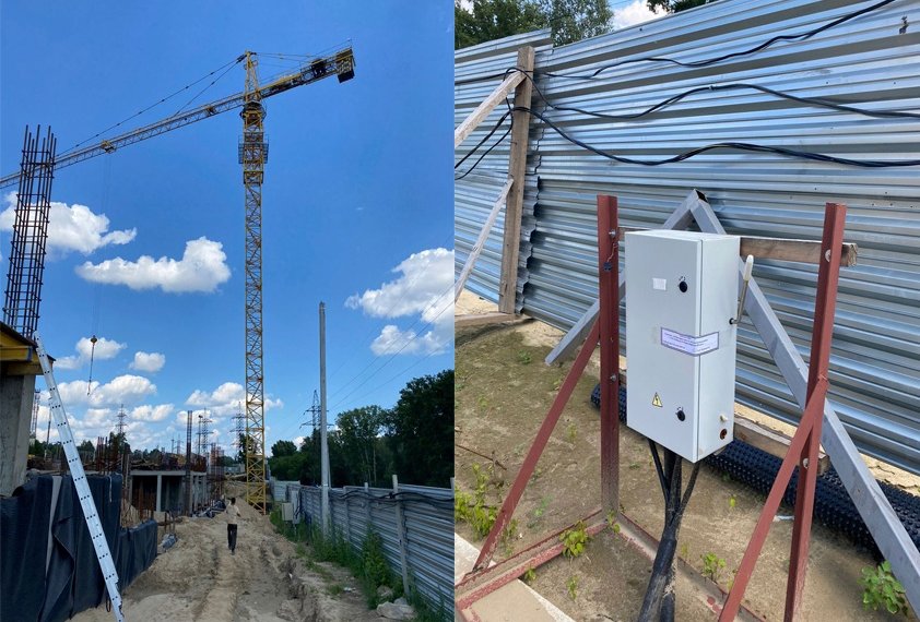 На стройплощадке в Новосибирске на три месяца приостановили работу башенного крана из-за нарушений