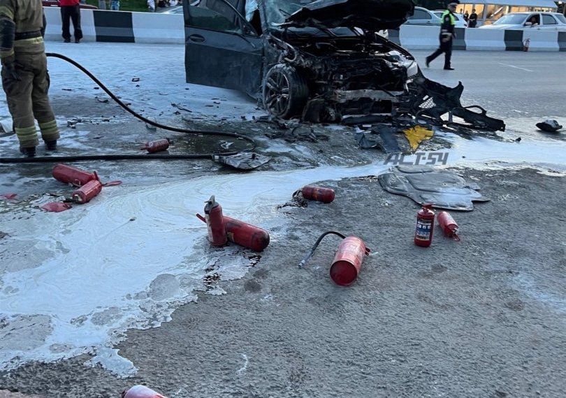 Полиция задержала виновника массовой аварии в центре Новосибирска