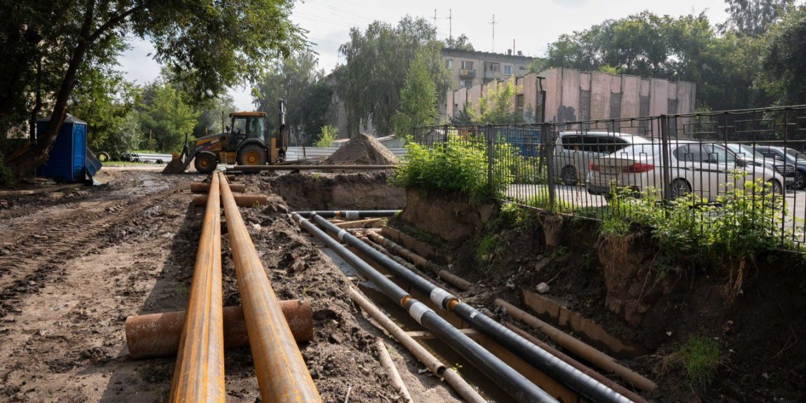 Одну из самых протяженных теплосетей модернизируют в Новосибирске