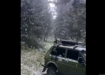 Первый снег выпал в сибирском регионе