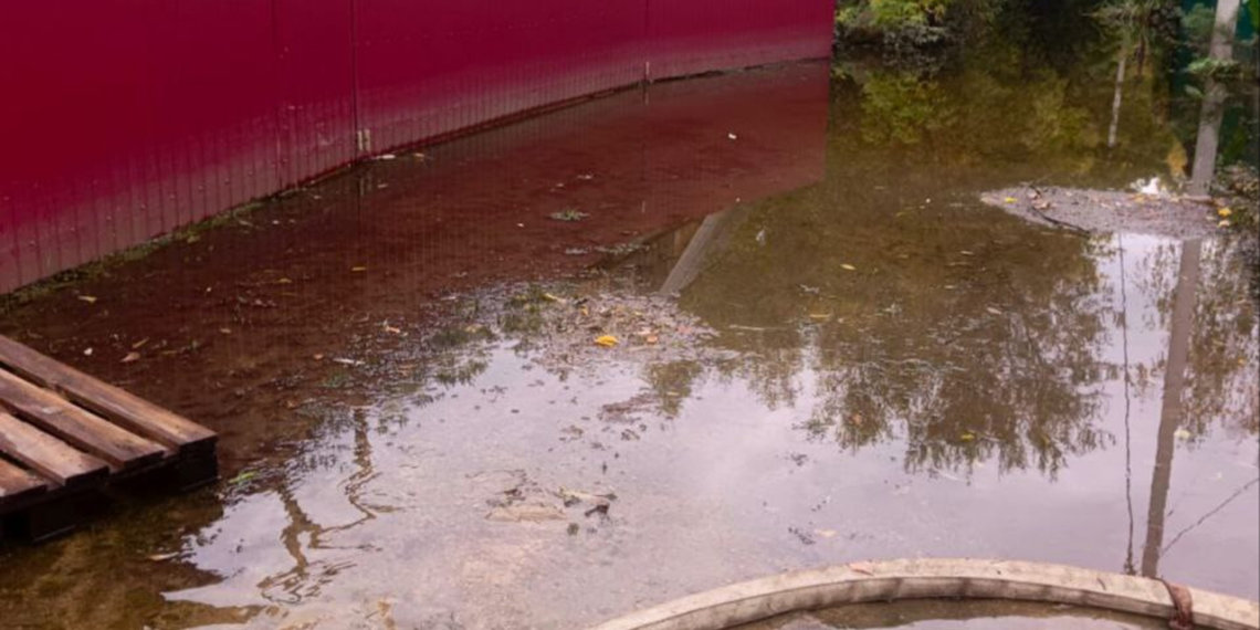 Четвертый день остается затопленным СНТ «Метростроитель» в Новосибирске