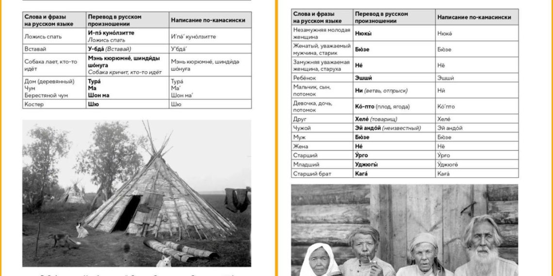 В Сибири создали первый русско-камасинский разговорник