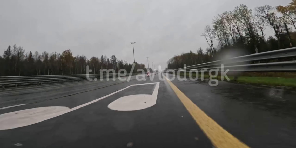 Музыкальную дорожную разметку впервые применили в России