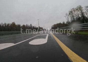 Музыкальную дорожную разметку впервые применили в России