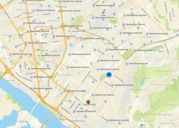 Временные убежища Новосибирска нанесли на карту