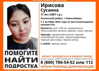 В Новосибирске пропала 17-летняя девушка