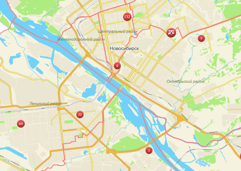 В Новосибирске более сотни домов отключены от отопления или горячей воды