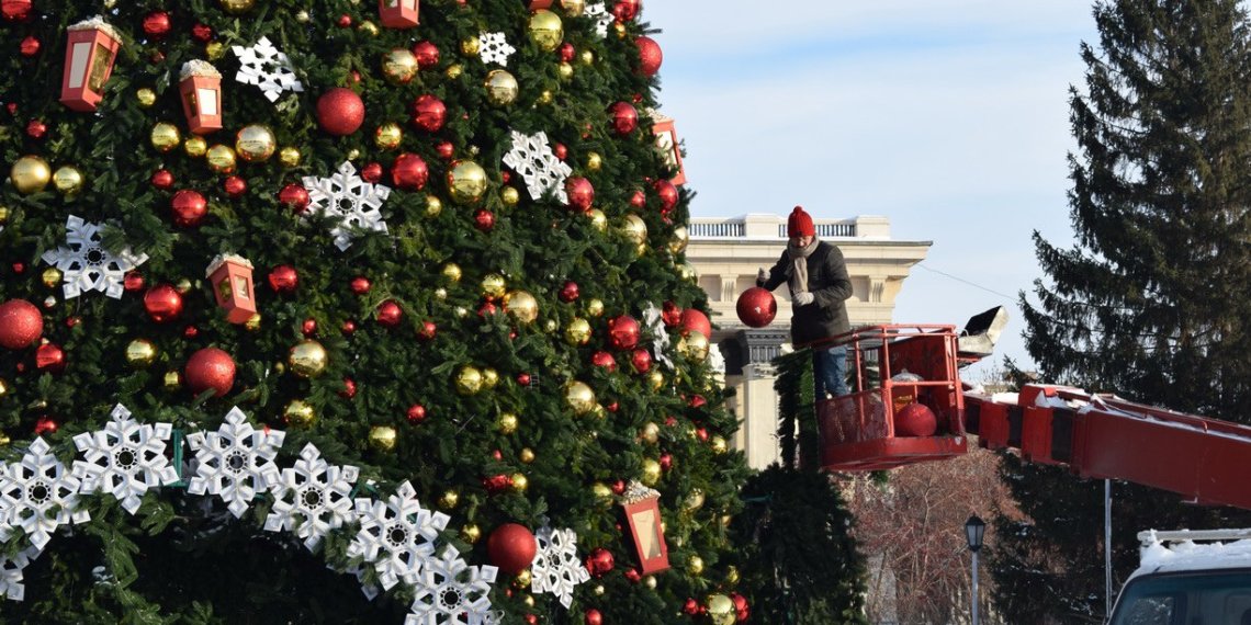Главную елку в Новосибирске установят к 1 декабря