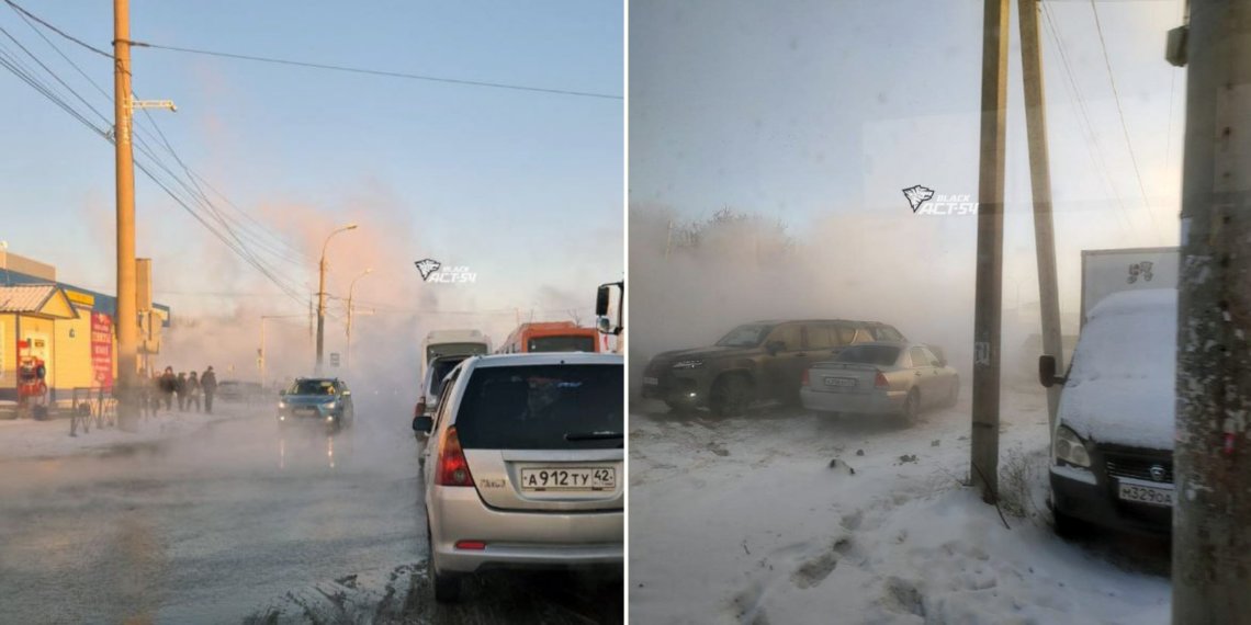 Еще 23 дома отключили от тепла в Новосибирске из-за прорыва трубы