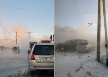 Еще 23 дома отключили от тепла в Новосибирске из-за прорыва трубы