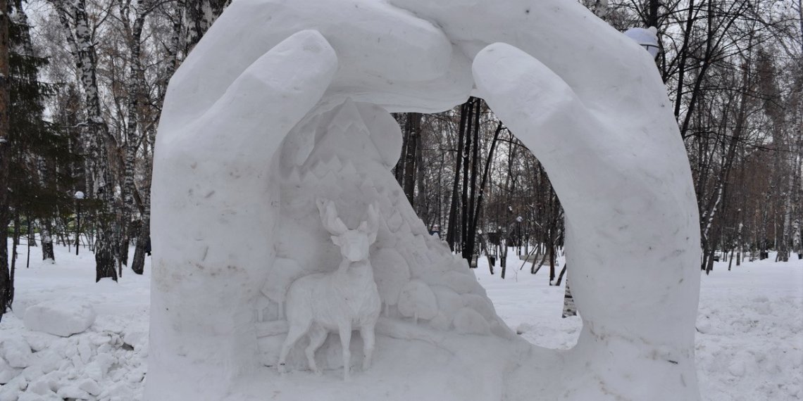 В Новосибирске началась подготовка к конкурсу снежных скульптур