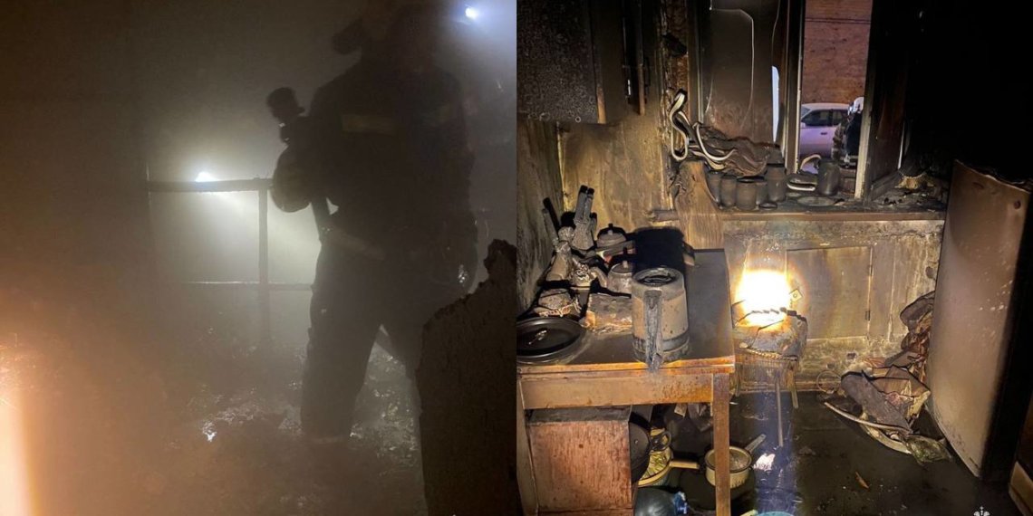 В Новосибирске в двухэтажном доме произошел пожар  — есть погибший