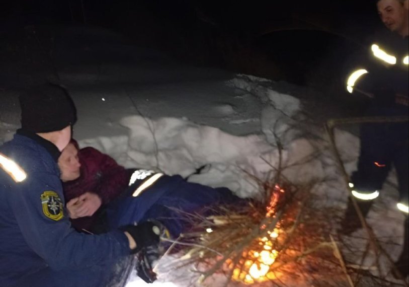 Сильно обмороженного «кладоискателя» спасли в Дзержинском районе