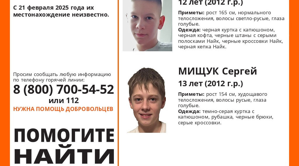 В Кировском районе Новосибирска пропали двое подростков