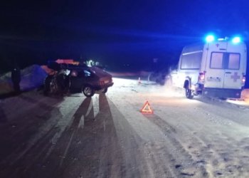 Под Новосибирском водитель ВАЗа насмерть разбился в лобовом ДТП