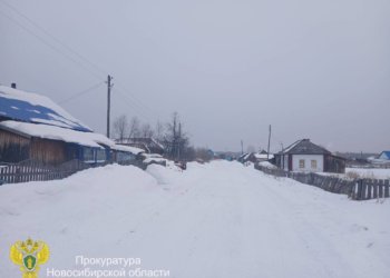 Осветить дорогу в Новосибирской области помогло вмешательство прокуратуры