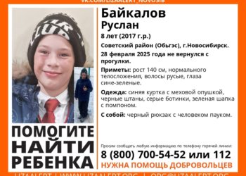 В Новосибирске пропал 8-летний мальчик в районе Обьгэса