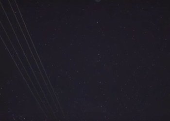 Новосибирский астрофотограф снял спутники Starlink Илона Маска