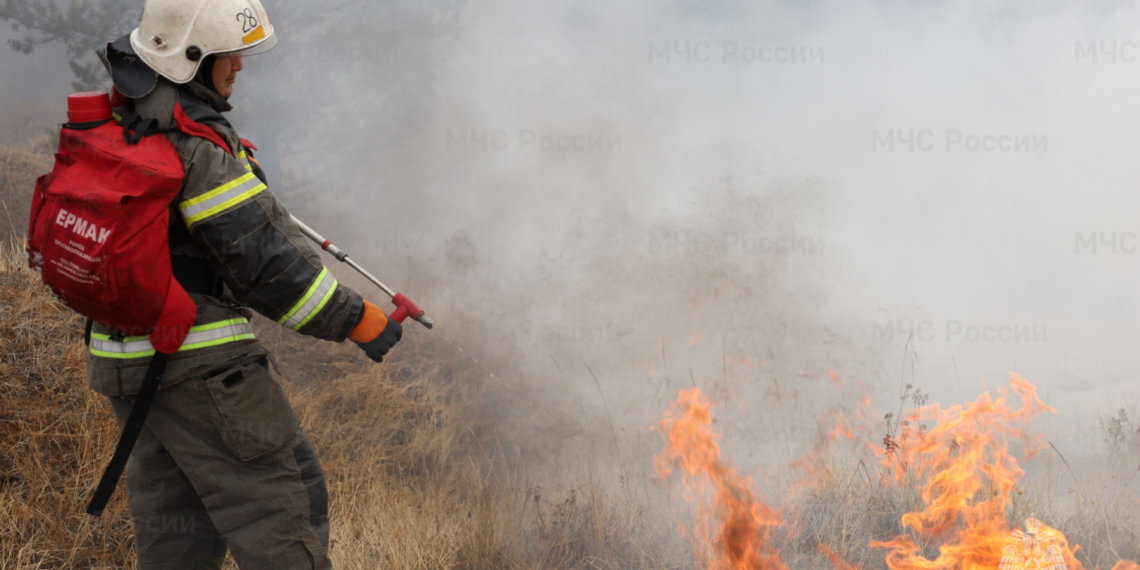 Объявлен режим повышенной готовности в Забайкалье из-за первого лесного пожара