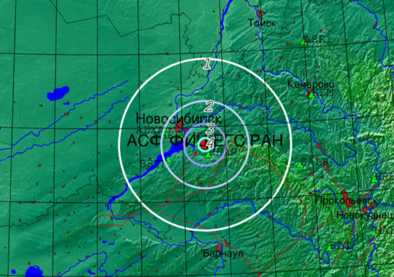 Под Новосибирском вновь произошло землетрясение