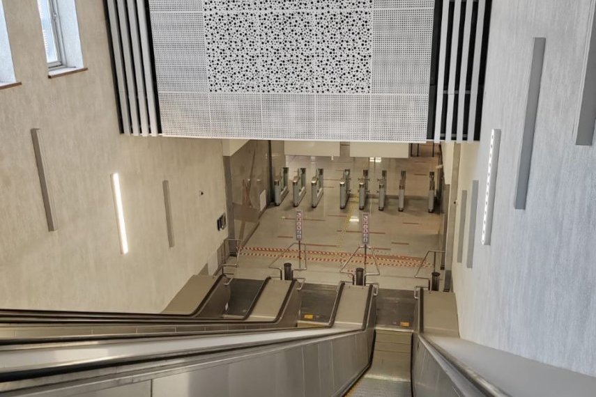 Работы возобновили на станции метро «Спортивная» в Новосибирске