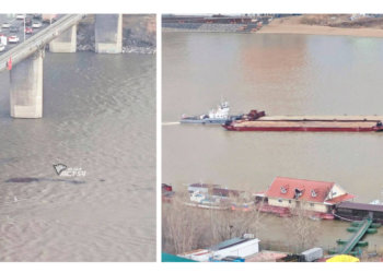 Масляные пятна на Оби заметили новосибирцы