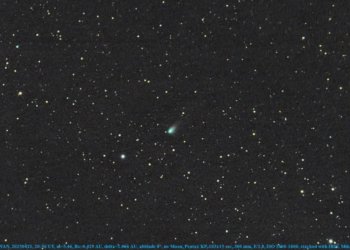 Новосибирский астроном заснял «пасхальную» комету