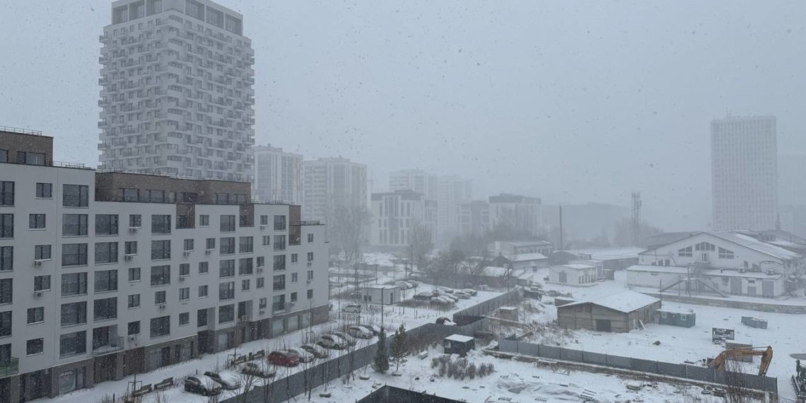 Сильная метель накрыла Новосибирск на Пасху