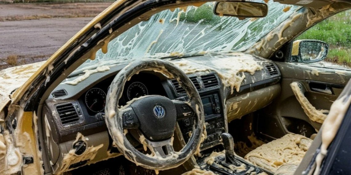 Повредили машину из-за взрыва баллона: строители выплатят компенсацию жительнице Новосибирска