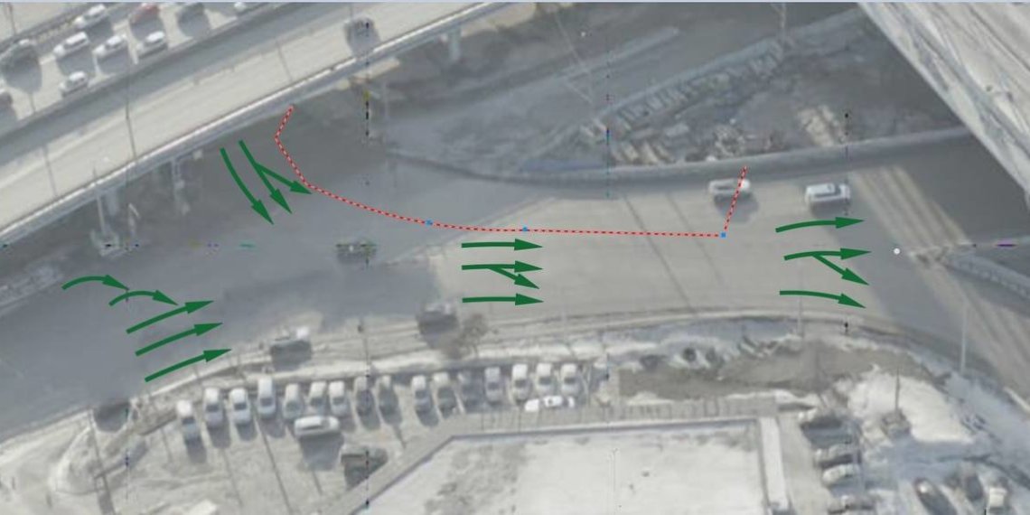 Власти Новосибирска изменят схему движения на площади Будагова