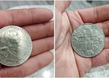 Новосибирец выставил на продажу монету 1724 года за 300 тысяч