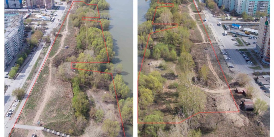 Парк «Чемской берег» начали благоустраивать в Новосибирске