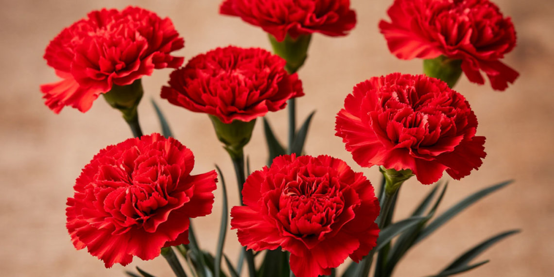 Около 453 тысяч гвоздик привезли в Новосибирск ко Дню Победы