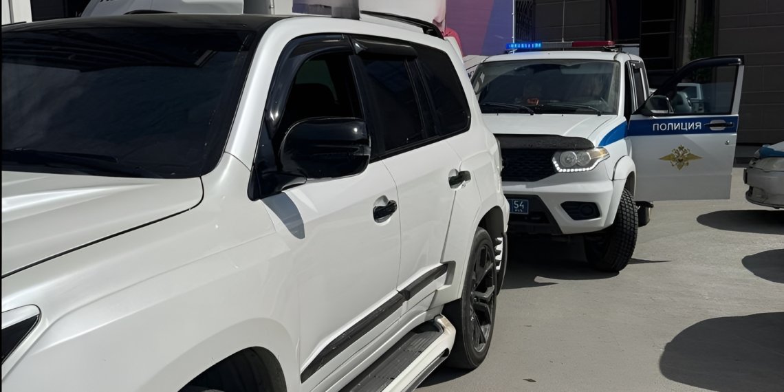 Водителя Lexus остановили за тонировку — номера авто были поддельными в Новосибирске