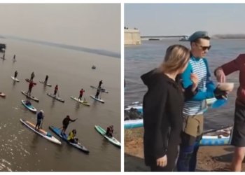 «Бессмертный полк» на сап-бордах проведут в Новосибирске