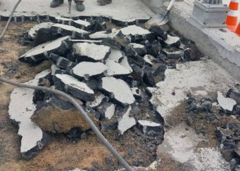 В Новосибирске начали ремонтировать Димитровский мост