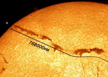Огромный протуберанец на Солнце заснял астрофотограф из Новосибирска