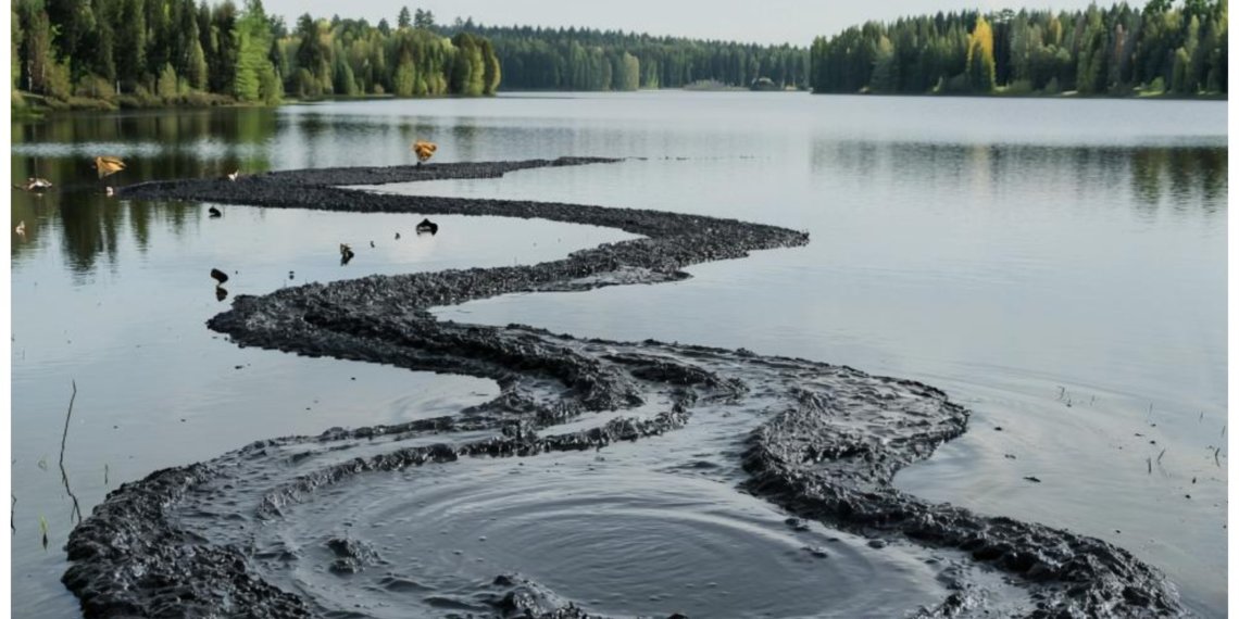 Прокуратура проверит, что за чёрная жижа сливается в озеро Ханка на Дальнем Востоке