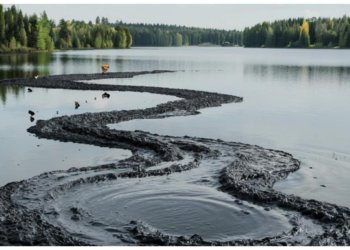 Прокуратура проверит, что за чёрная жижа сливается в озеро Ханка на Дальнем Востоке