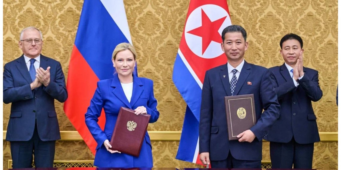 Министр Культуры Российской Федерации встретилась с Ким Чен Ыном в рамках рабочей поездки в Северную Корею