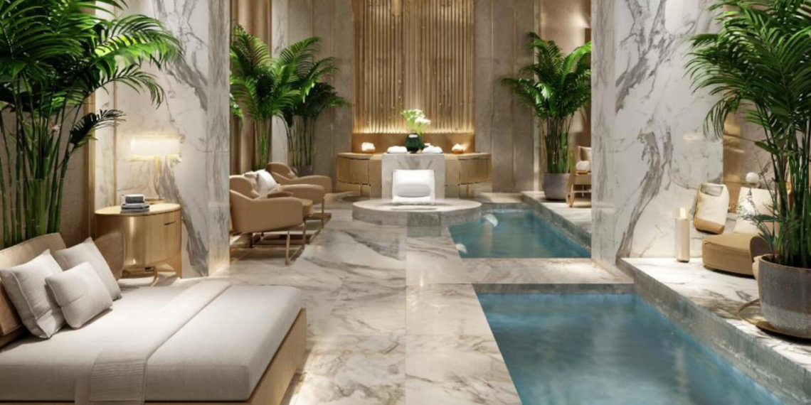 Две женщины устроили спа-салон в фонтане у научно-технической библиотеки