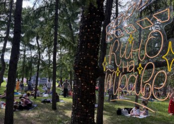 Фестиваль «Кино на траве» захватил Нарымский сквер в Новосибирске — фото, как это было