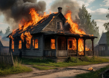 В Новосибирской области возникший из-за сигареты пожар унёс одну жизнь