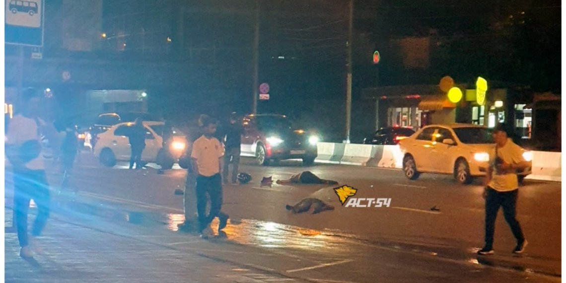 По новосибирской дороге проехался байк без всадника