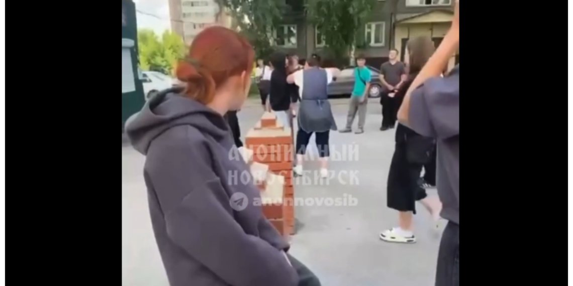 Новосибирская школьница подралась с продавщицей