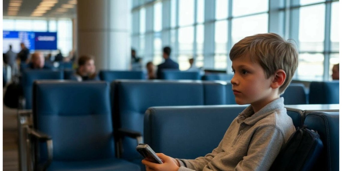 Маленький мальчик двое суток ждал вылета домой в аэропорту Новосибирска